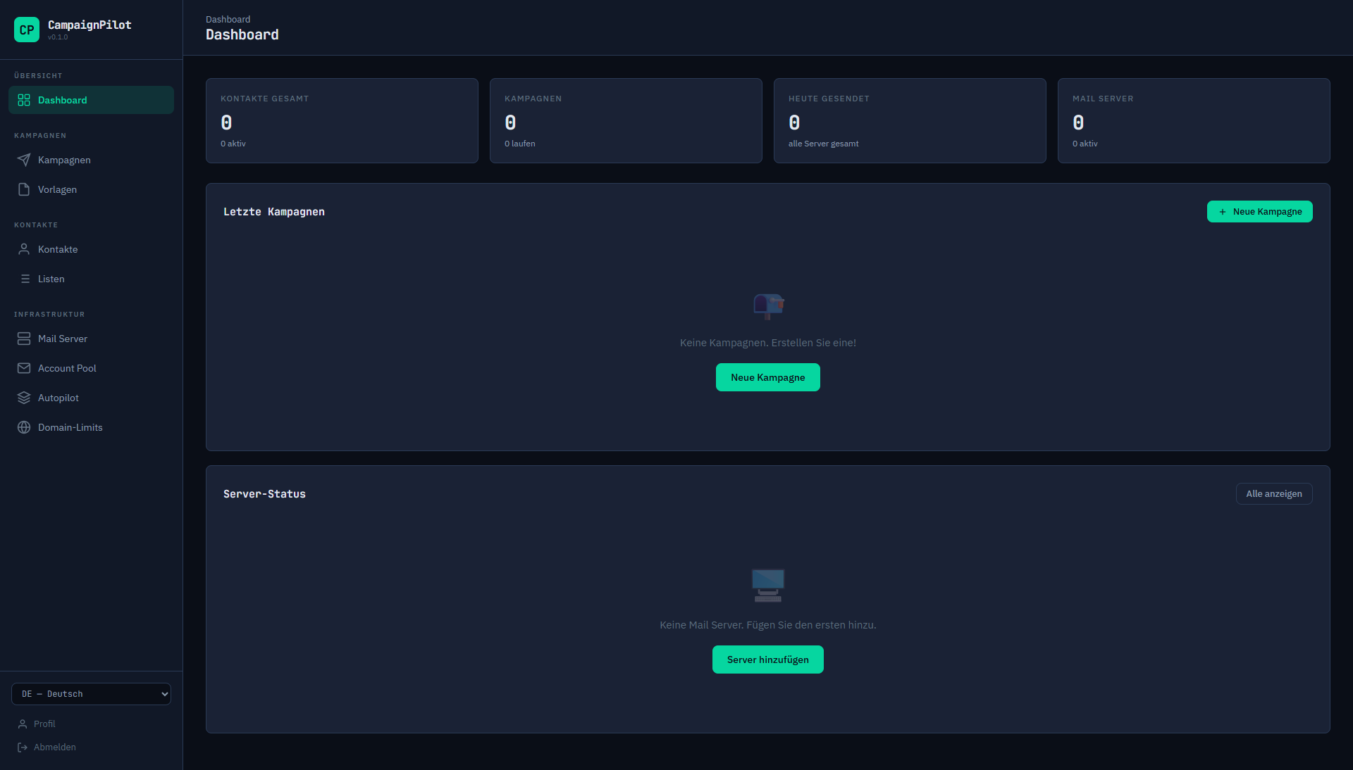 CampaignPilot - Kampagnen-Dashboard